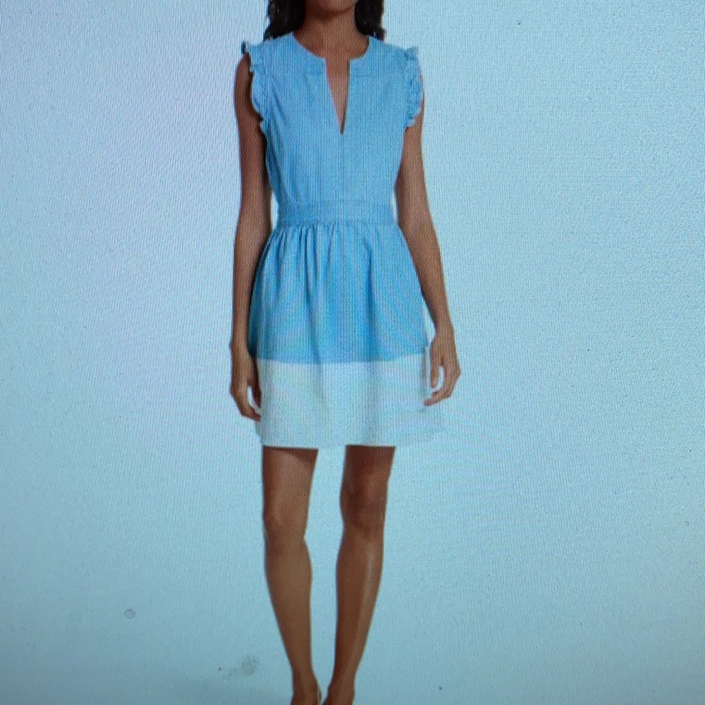 Kate Spade dip dye denim summer dress